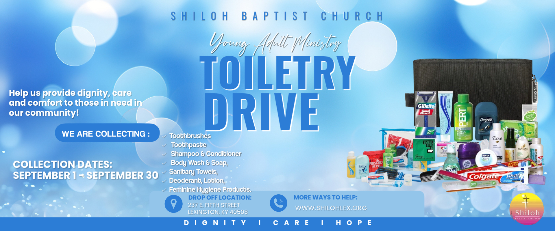 Toiletry Drive
